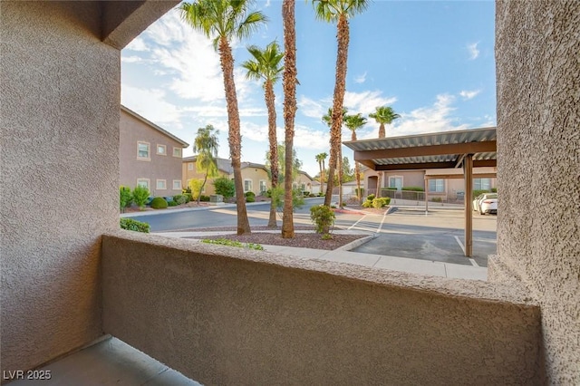 view of patio / terrace featuring a balcony