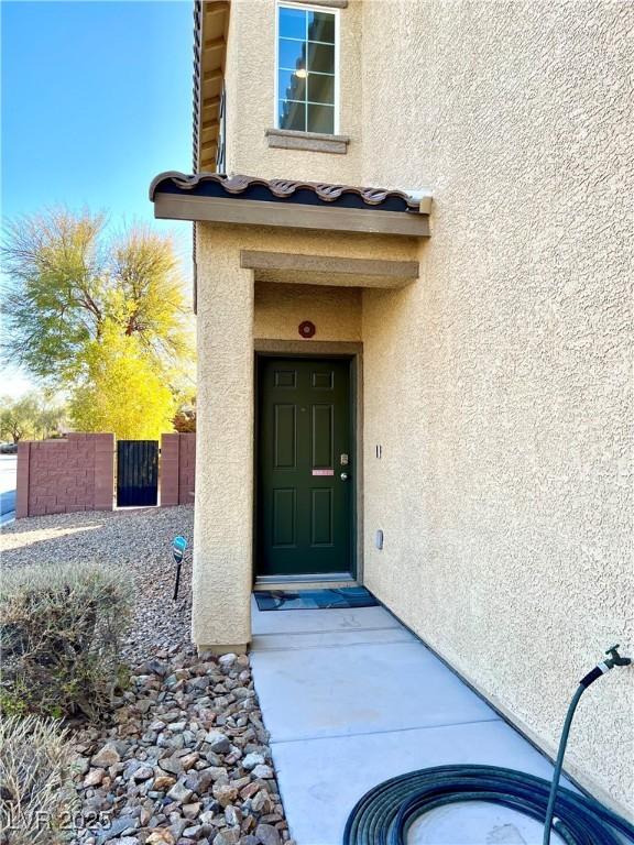 view of entrance to property