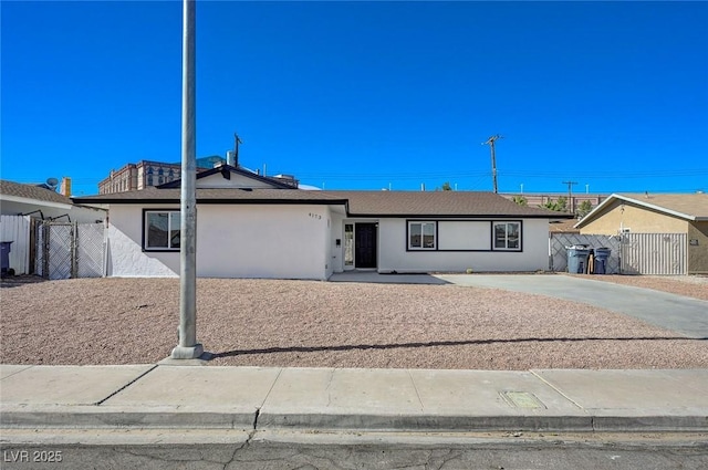 view of ranch-style home