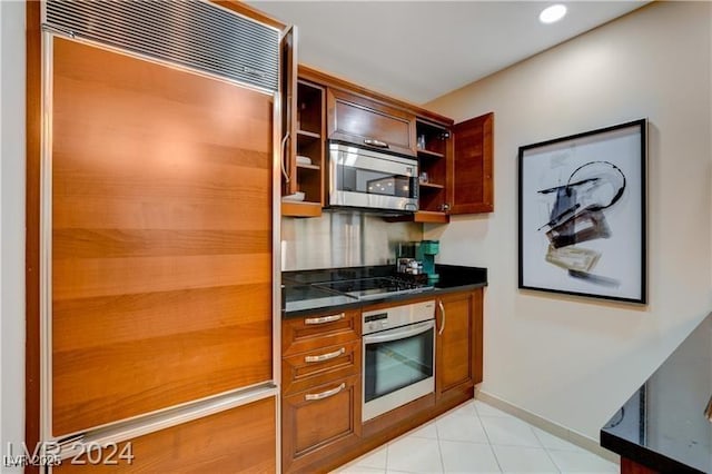 kitchen with appliances with stainless steel finishes