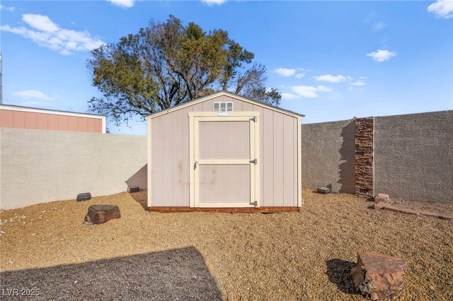 view of outbuilding