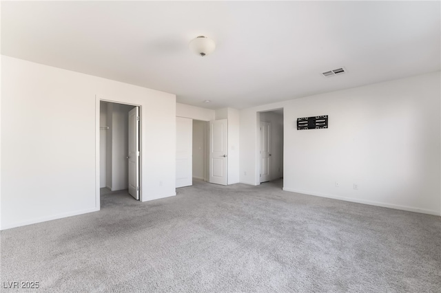 interior space with light colored carpet