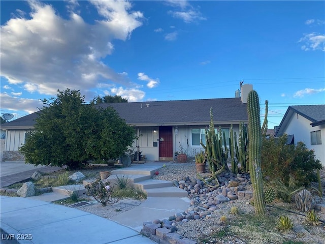 view of front of home