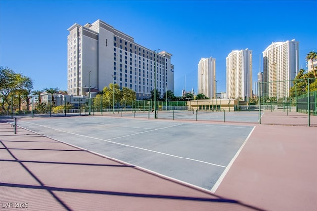 view of sport court