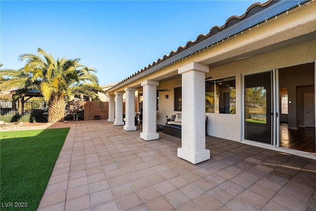 view of patio