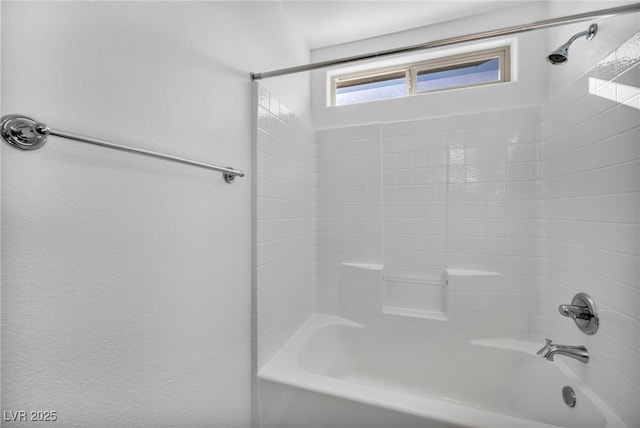 bathroom featuring tub / shower combination