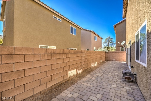 view of home's exterior featuring a patio area