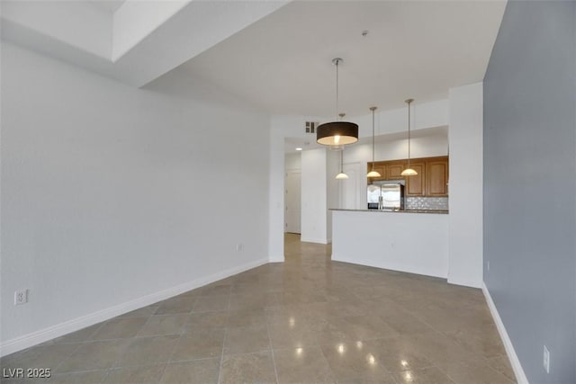 view of unfurnished living room