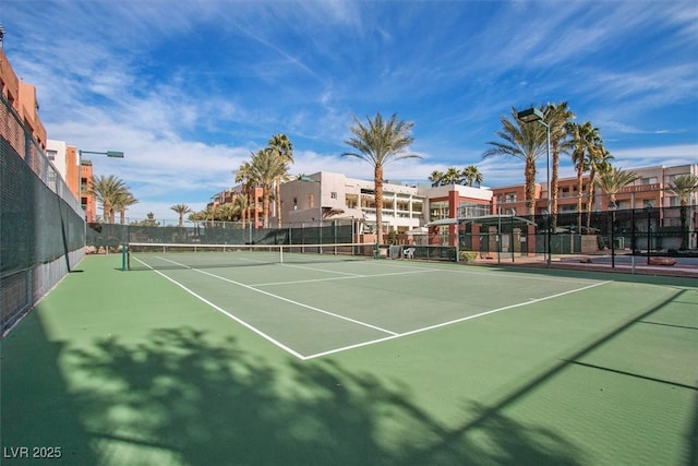 view of sport court