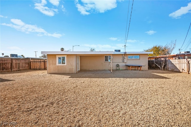 view of back of property