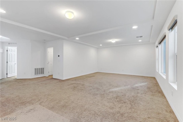 empty room with light carpet