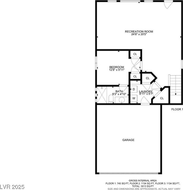 7075 Jasper Hill Way, Las Vegas, NV 89118 - home floor plan