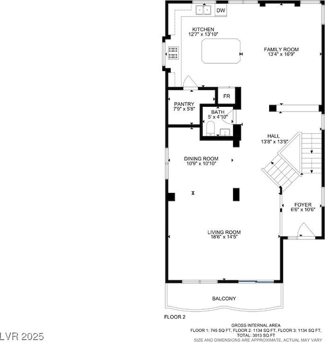 7075 Jasper Hill Way, Las Vegas, NV 89118 - room layout