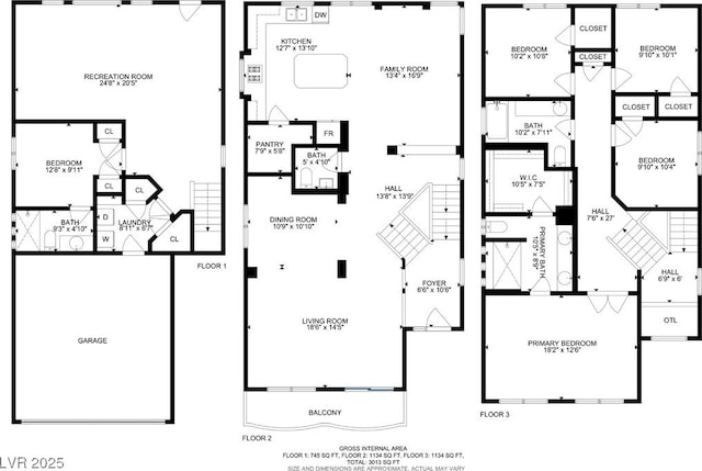 7075 Jasper Hill Way, Las Vegas, NV 89118 - home floor plan