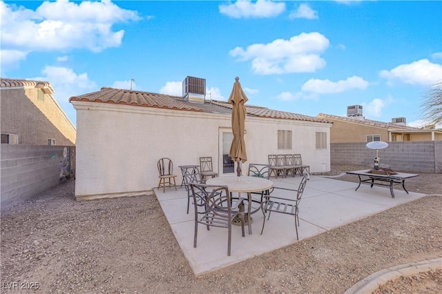 view of patio with cooling unit