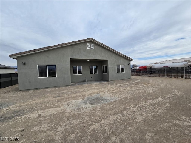 view of rear view of property