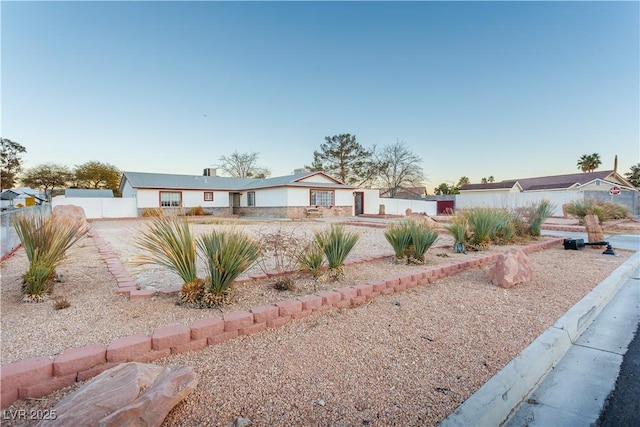 view of ranch-style house