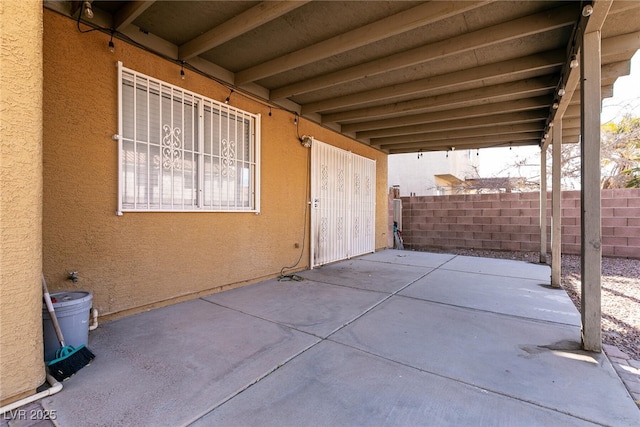 view of patio / terrace