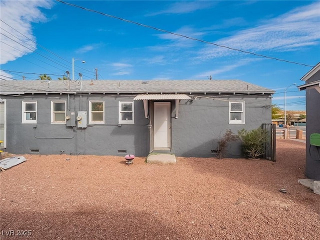 view of rear view of property