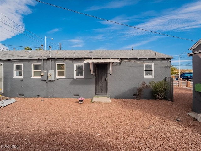 view of back of property