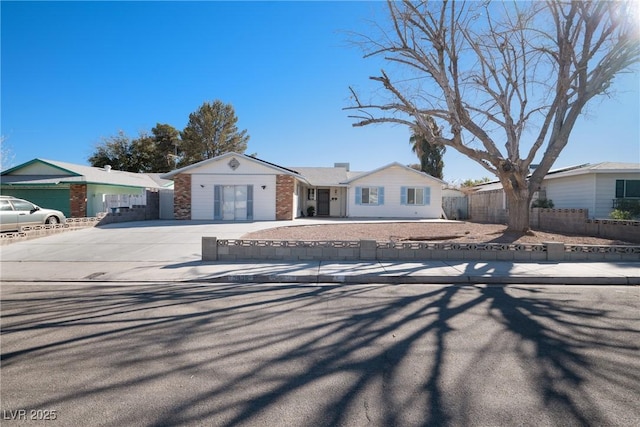 view of ranch-style house