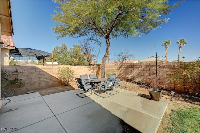 view of patio