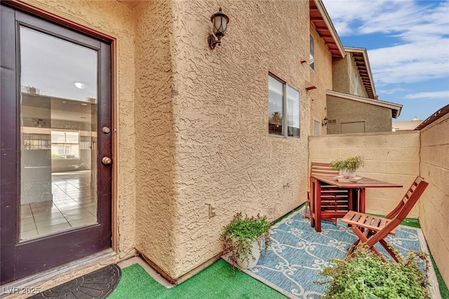3891 Terrazzo Ave, Las Vegas, NV 89115 - property entrance with stucco siding and fence