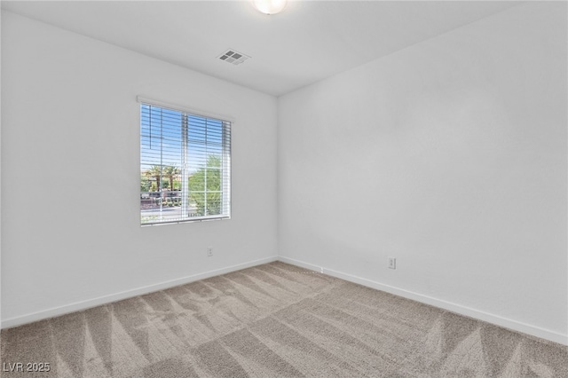 spare room with carpet floors