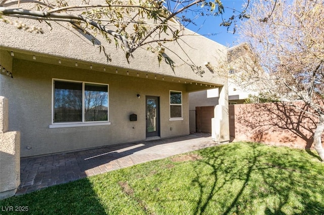 view of front of property with a patio