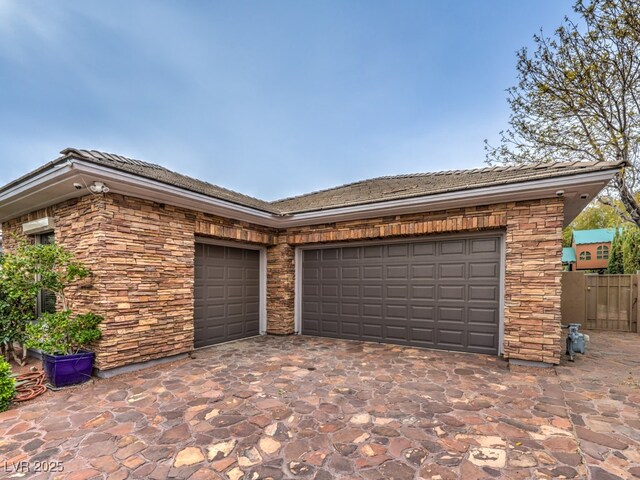 3 Pine Hollow Dr, Henderson, NV 89052 - garage featuring decorative driveway