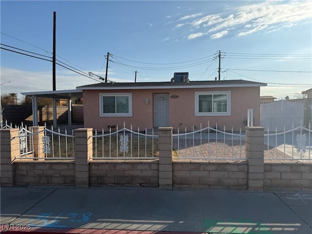 view of front of home