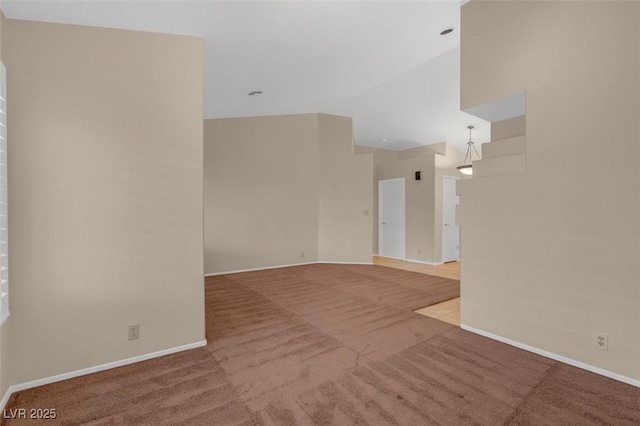 empty room with carpet floors