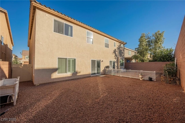 view of rear view of property