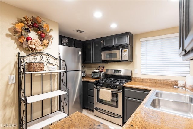 kitchen featuring sink and stainless steel appliances