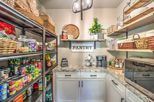 view of pantry