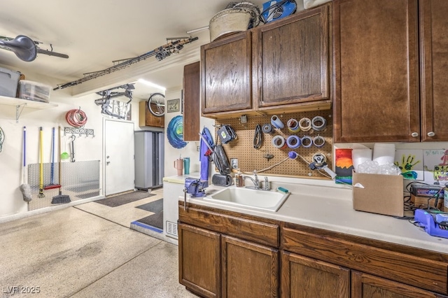 kitchen featuring sink