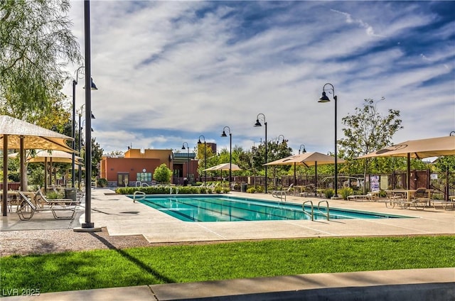 view of pool