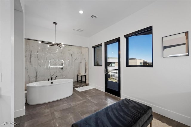 bathroom featuring a bathing tub