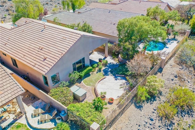 bird's eye view