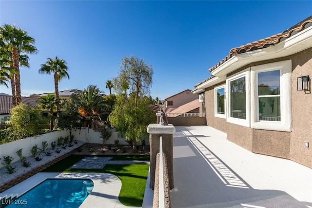 exterior space with a patio area