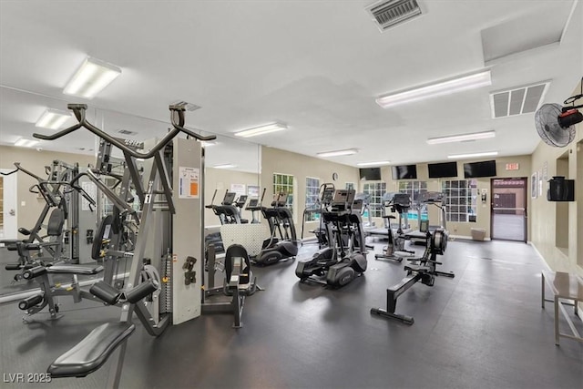 view of exercise room