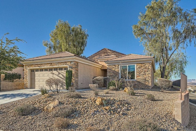 ranch-style house with a garage