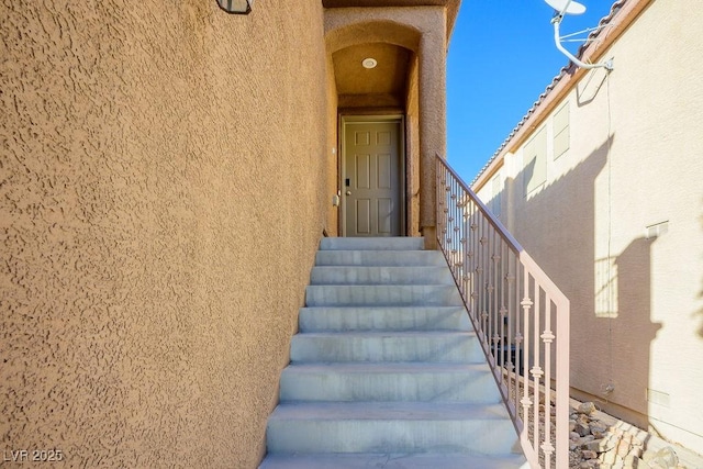 view of staircase