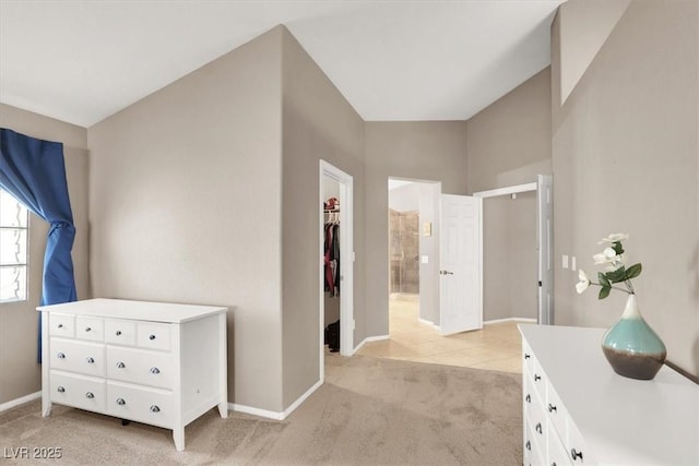 interior space with a spacious closet