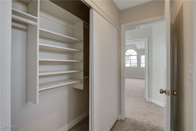 view of closet