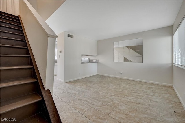 view of unfurnished living room