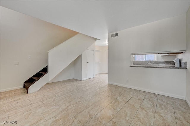 view of unfurnished living room