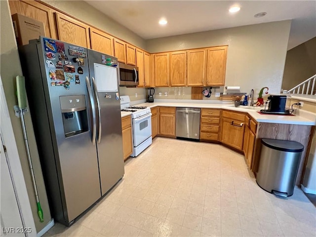 kitchen featuring sink and stainless steel appliances