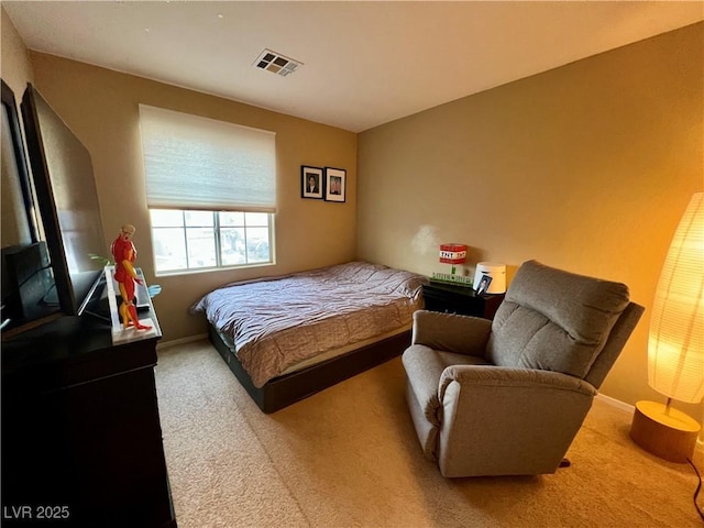 bedroom featuring carpet flooring