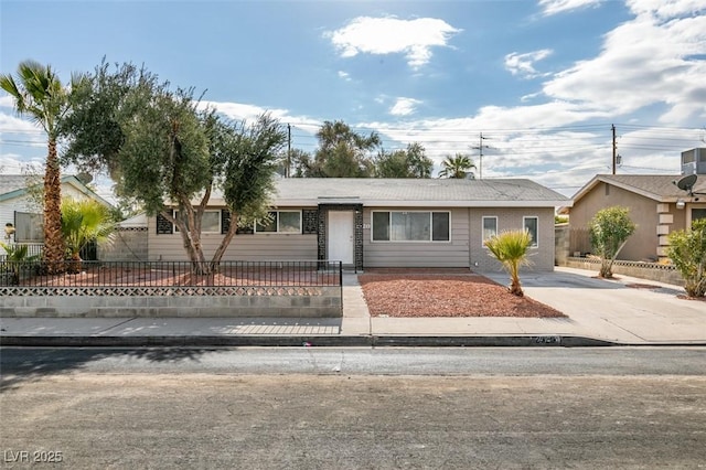 view of ranch-style house